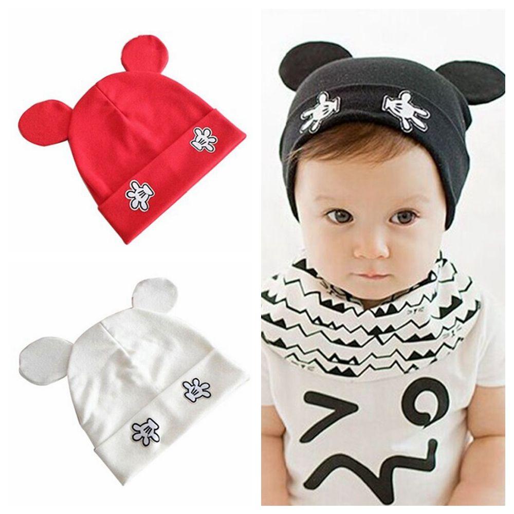Cute Ear Mouse Organic Cotton Hat