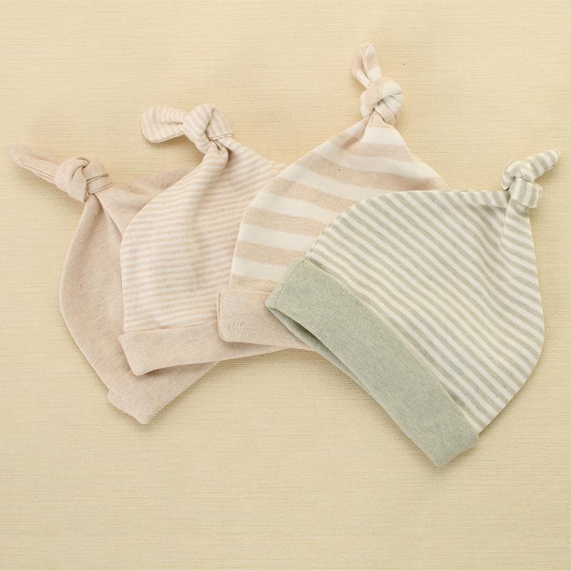 Plain & Stripe Baby Knotted Hat