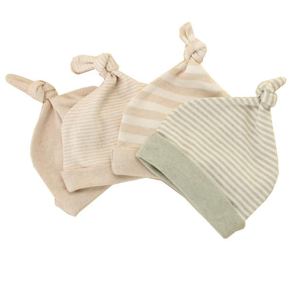 Plain & Stripe Baby Knotted Hat