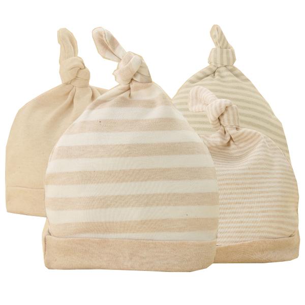 Plain & Stripe Baby Knotted Hat