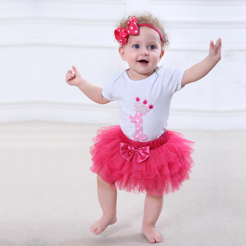 Adorable Baby Girl Lace Skirt & Romper Set