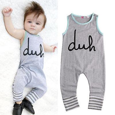 Organic Cotton Infant Sleeveless Romper