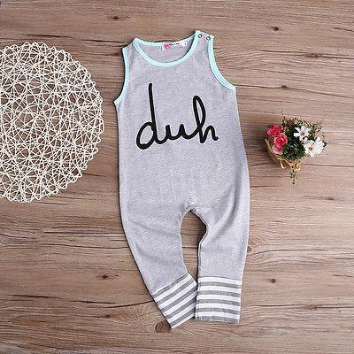 Organic Cotton Infant Sleeveless Romper