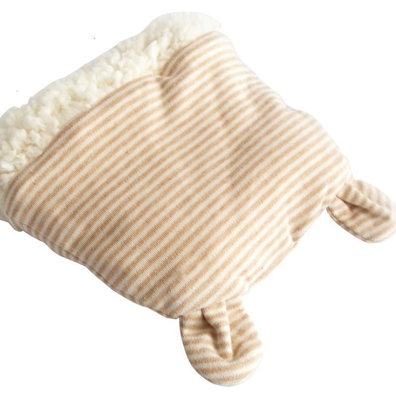 Organic Striped Baby Beanies