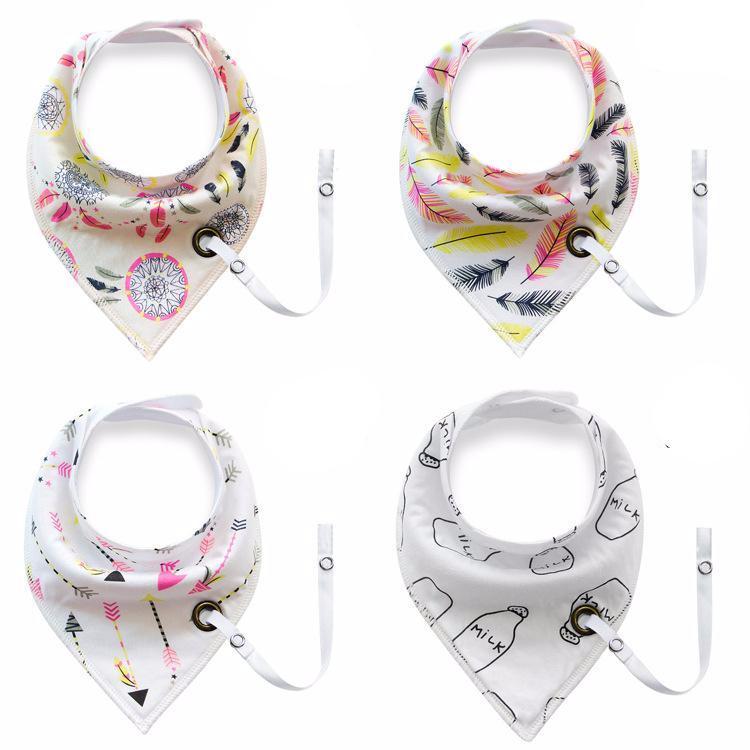 Infant Pacifier Clip Bibs