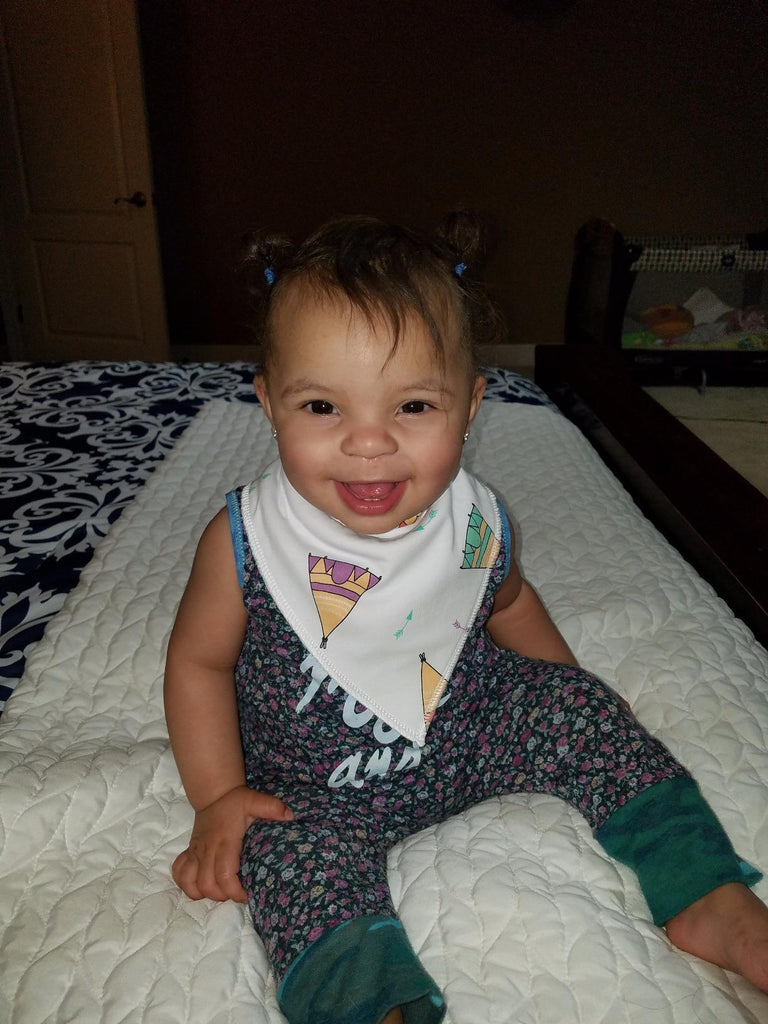 Infant Pacifier Clip Bibs