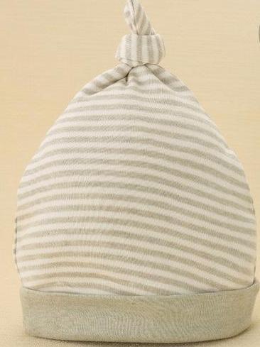 Plain & Stripe Baby Knotted Hat