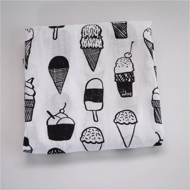 Organic Baby Cotton Printed  Blanket