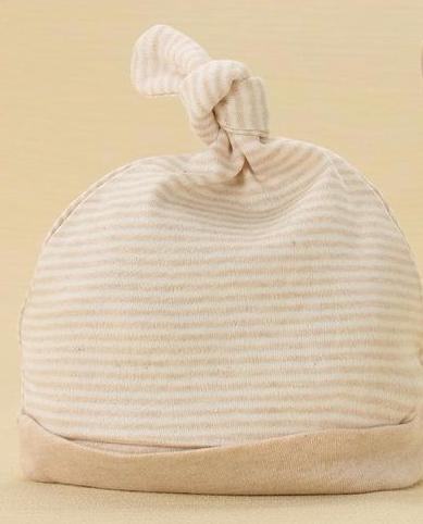 Plain & Stripe Baby Knotted Hat