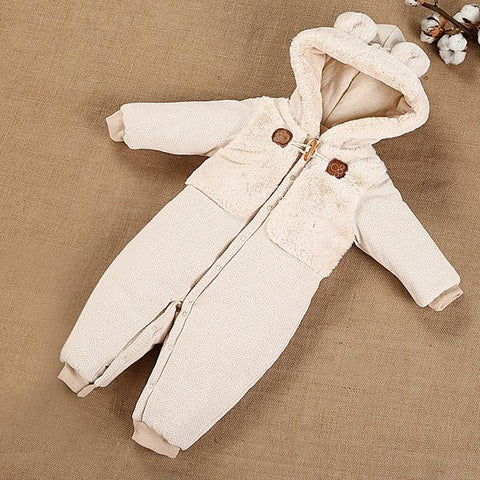 Hooded Cute Baby Rompers