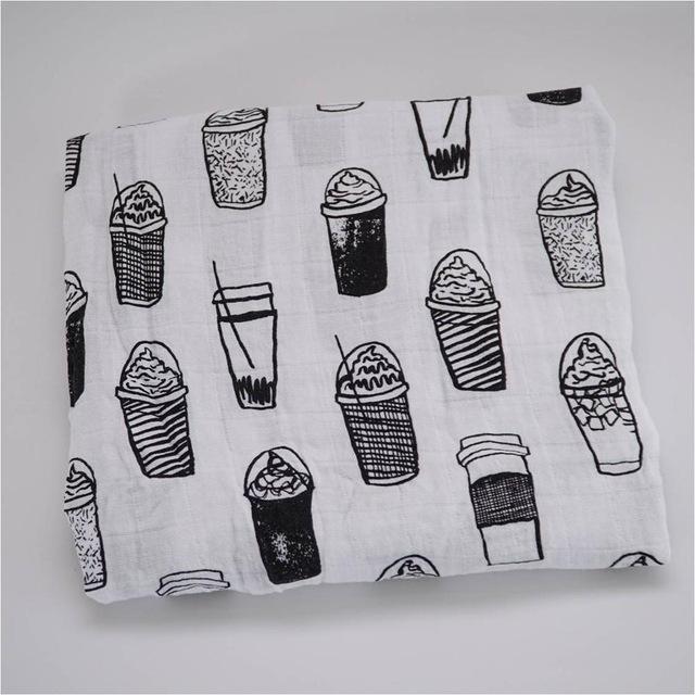 Organic Baby Cotton Printed  Blanket