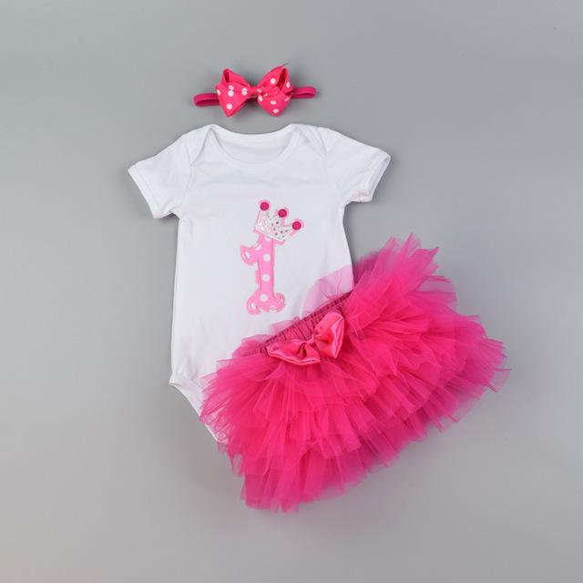 Adorable Baby Girl Lace Skirt & Romper Set